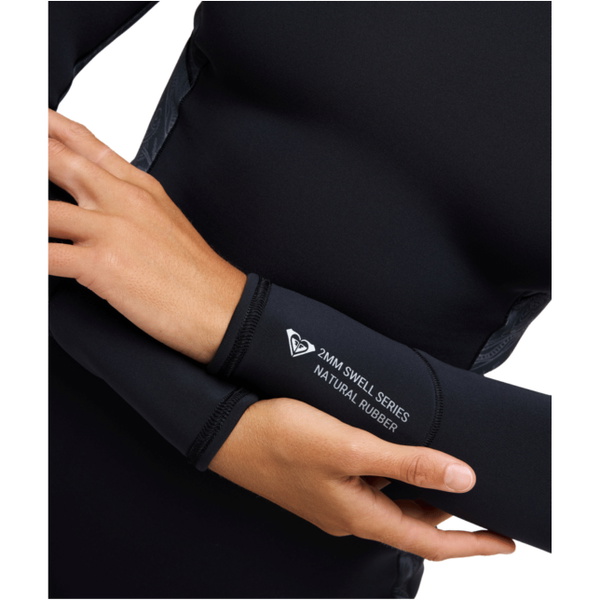 2026 Roxy Womens Swell Natural 2mm Back Zip Long Sleeve Spring Wetsuit 26BW243504 - Bandana